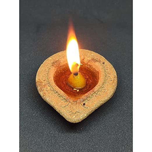 Desi Cow Dung Panchagavya Designed Diya