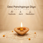 Desi Cow Dung Panchagavya Natural Diya