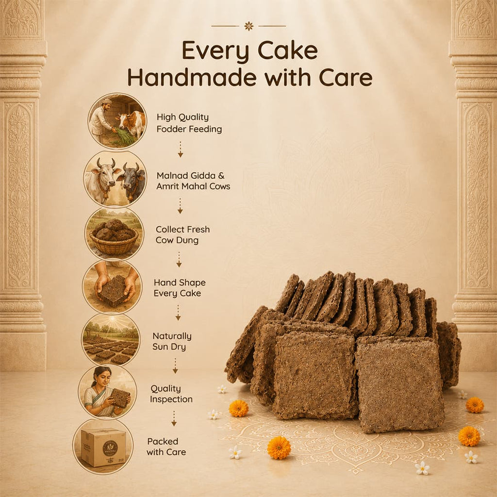 Desi Cow Dung Berani (Cakes)