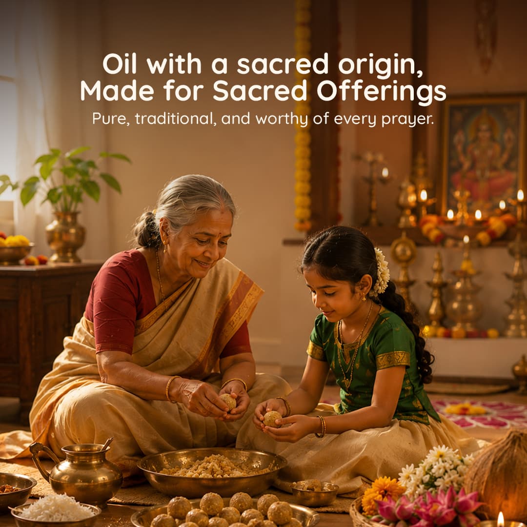 Pure Bull-Driven Groudnut Oil — Nandi's Blessing