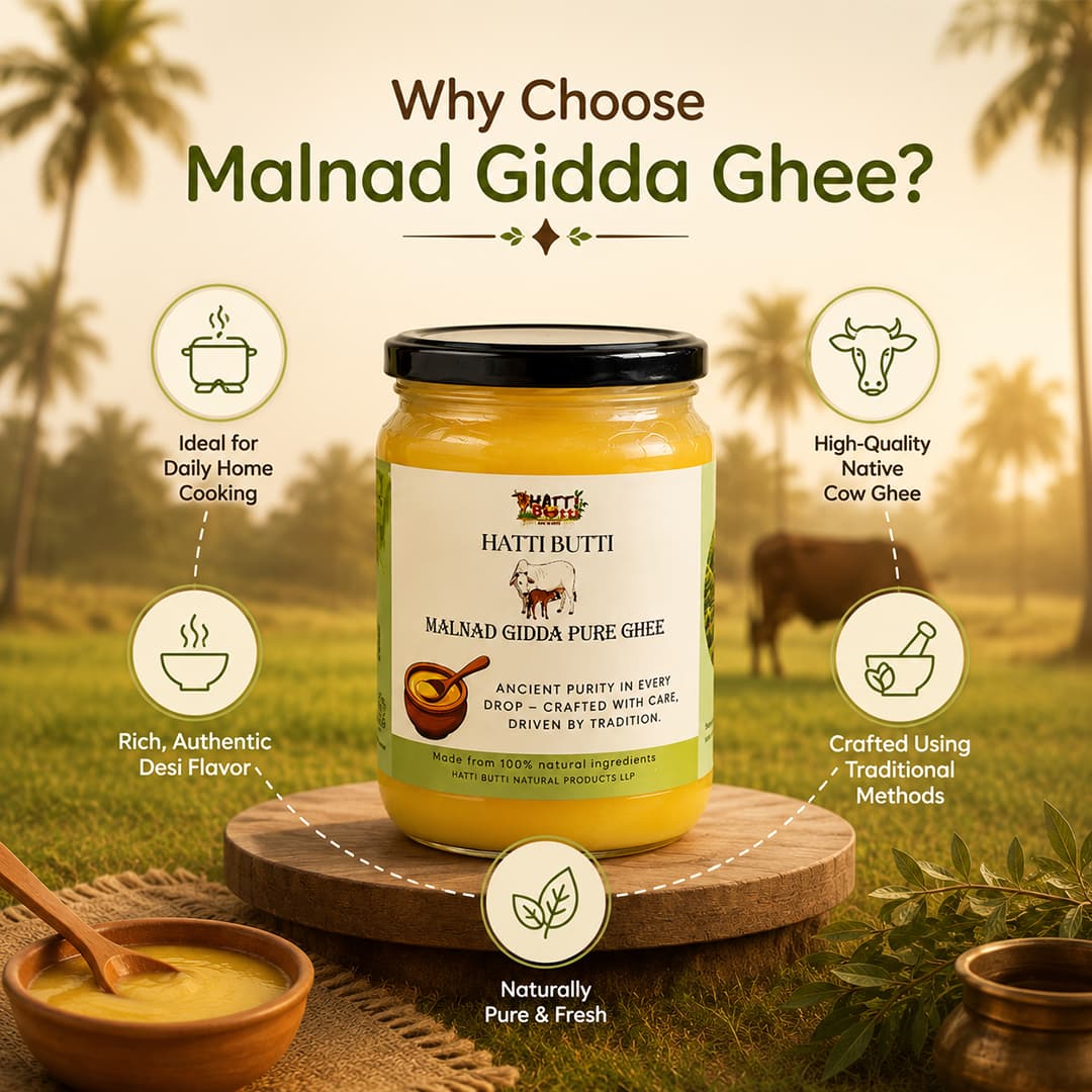 Malnad Gidda Desi Cow Ghee