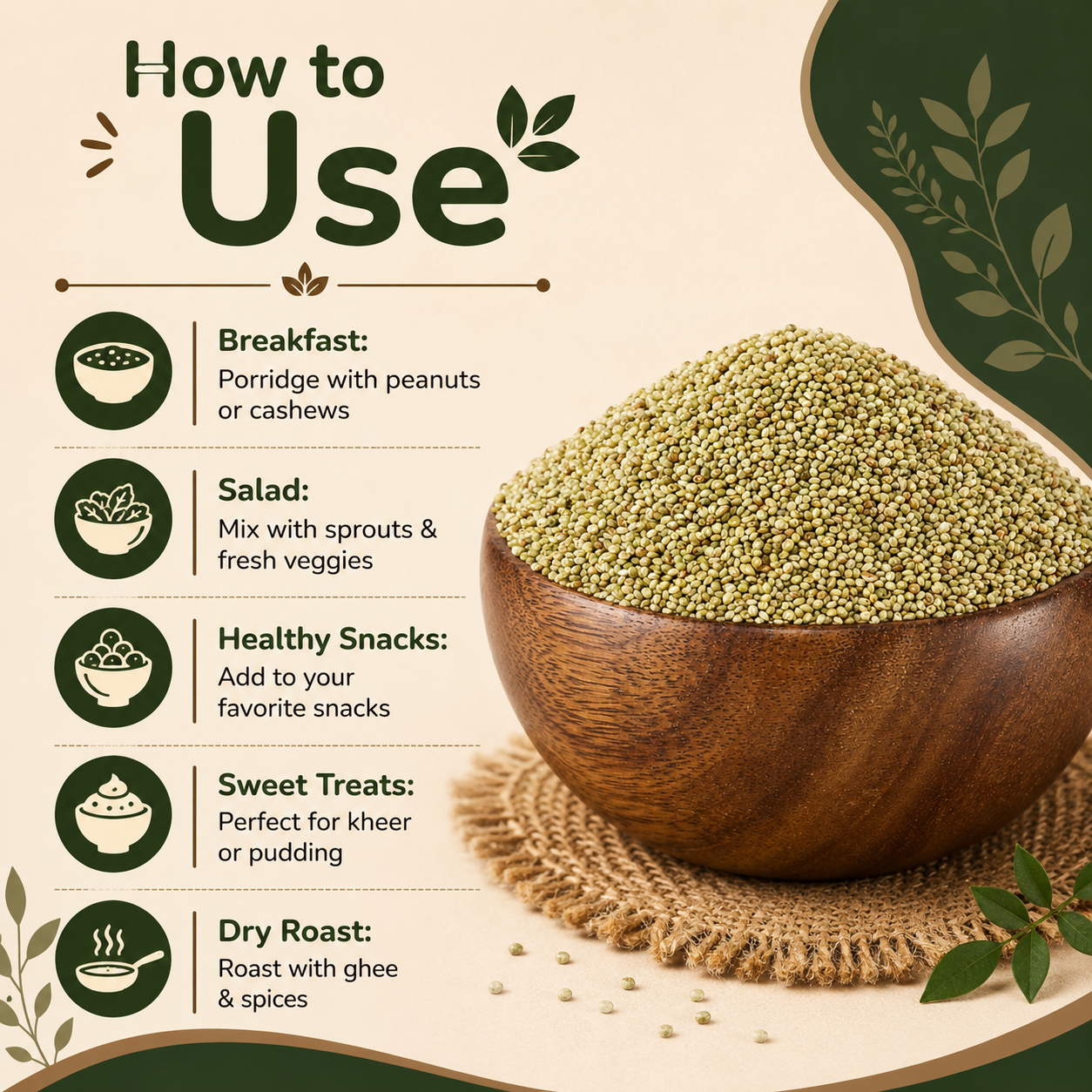 Browntop Millet (Korale)
