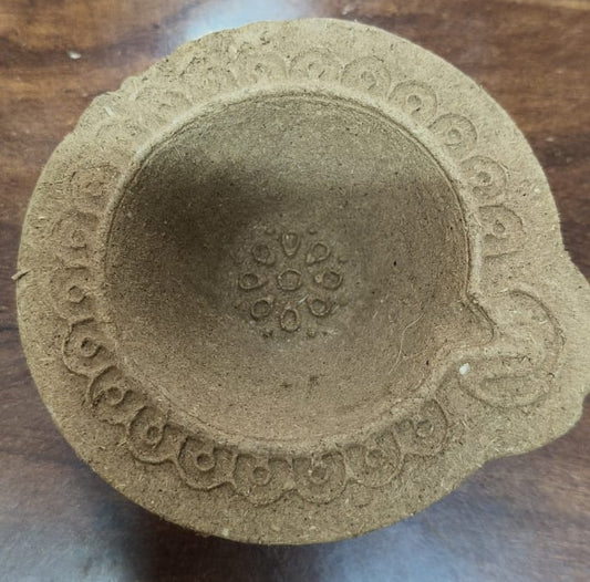Desi Cow Dung Panchagavya Designed Diya