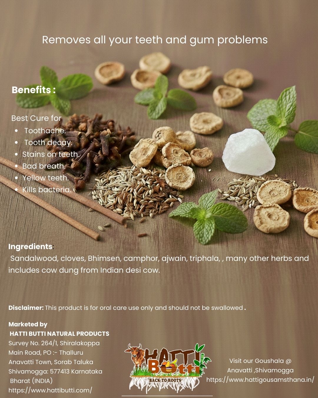 Panchagavya Vibhuthi – Pure Desi Cow Holy Ash