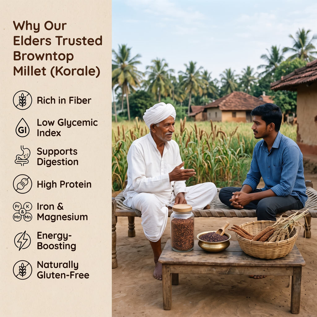 Browntop Millet (Korale)