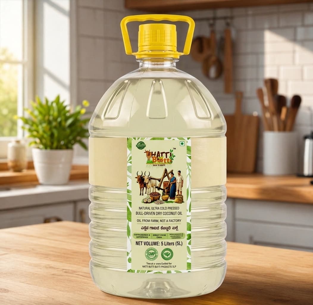 Pure Bull-Driven Coconut Oil — Nandi's Blessing