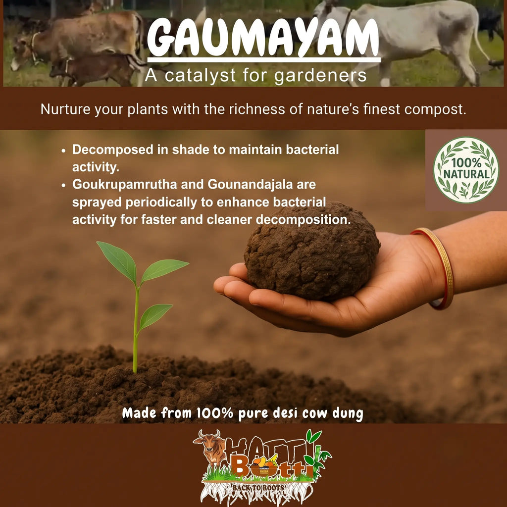 Gaumayam (Pure Desi Cow Dung Compost)