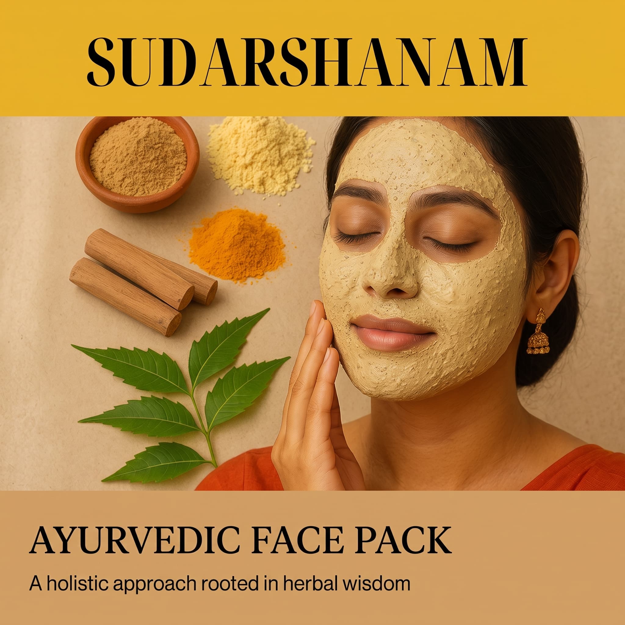 Panchagavya Sudarshanam Ayurvedic Face Pack